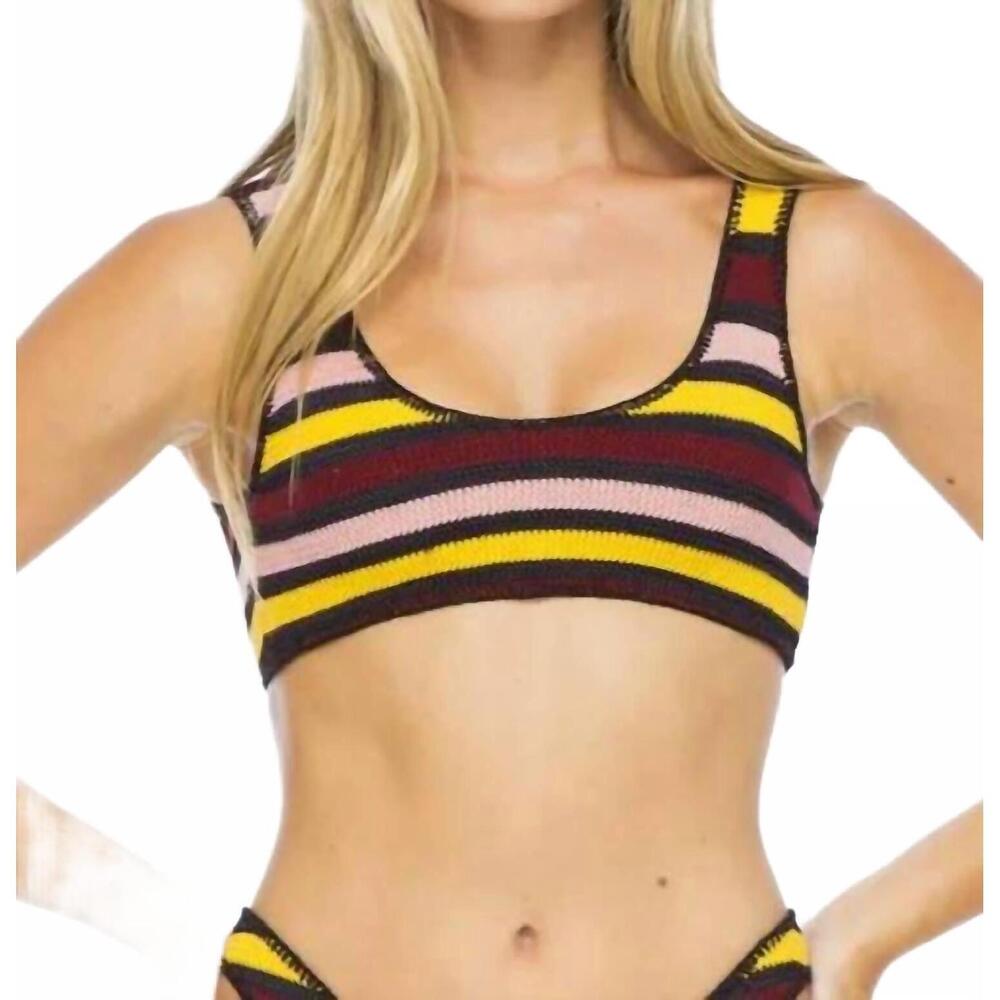 NEW INDAH fraser knit top in sunset stripe